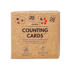 Tarjetas de números con relieve para contar - Panaram