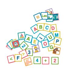 Tarjetas magnéticas Imanix Style Cards letras y números (150) - Braintoys