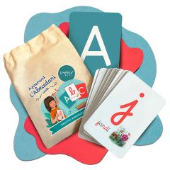 Tarjetas Aprendiendo el abecedario: Catalán (26) - Emeteca Kids