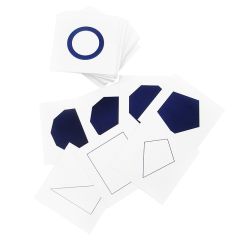 Tarjetas para gabinete geométrico - Montessori
