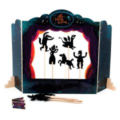 Teatro de sombras de madera con 15 siluetas - Vilac