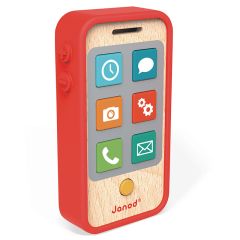 Teléfono móvil de madera con sonido - Janod