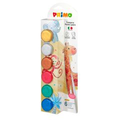 Témperas colores metalizados 25 ml (6) - Primo