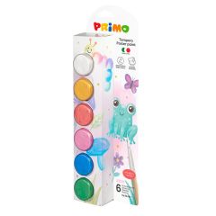 Témperas colores perlados 25 ml (6) - Primo