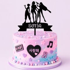 Topper personalizado tartas de K-Pop