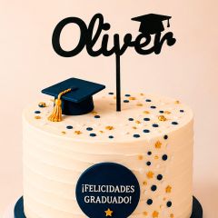 Topper Personalizado Graduación Nombre