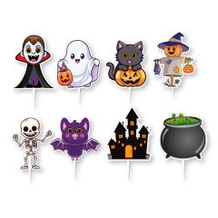 Toppers para cupcakes y fiambreras Halloween (16) - Dekora