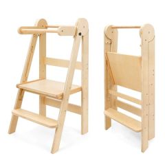 Torre de aprendizaje de madera plegable Cofty - 509Crew