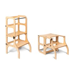 Torre de aprendizaje convertible en mesa 2 en 1 STEP'n'SIT - Ette Tete