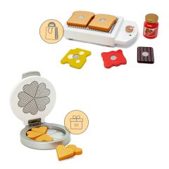 Tostadora con ingredientes de madera MamaMemo - Astrup + REGALO gofrera