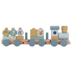 Tren apilable de madera Amigos del Bosque - Little Dutch