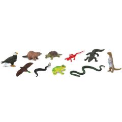Tubo 10 piezas animales de río - Safari