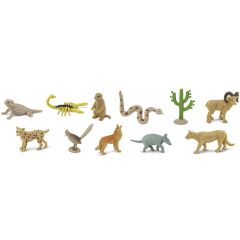 Tubo 11 piezas animales del desierto - Safari
