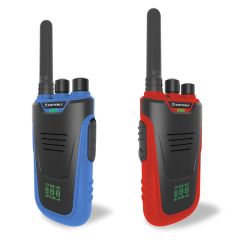 Walkie Talkies recargables Kidytalk azul y rojo - Kidywolf