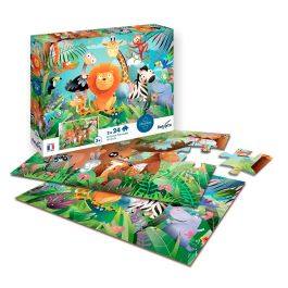 Sentosphère Calypto 36 Teile Puzzle "Polar" - Soft-Touch Oberfläche, Mit Poster, Für Kinder Ab 4 Jahren