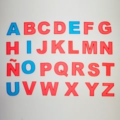 Alfabeto Montessori letras mayúsculas translúcidas (91) - Sumando Momentos