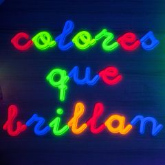 Alfabeto Montessori letras minúsculas enlazadas fluorescente (94) - Sumando Momentos