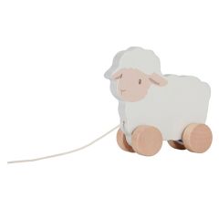 Arrastre de madera Oveja - Little Dutch