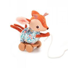 Arrastre de madera y peluche Stella - Lilliputiens