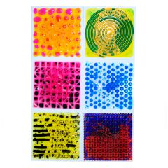 Baldosas sensoriales texturizadas con líquido Círculo (6) - Playlearn