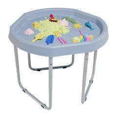 Bandeja sensorial Hexacle azul hielo con soporte - Tuff Tray