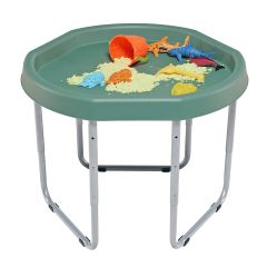 Bandeja sensorial Hexacle verde con soporte - Tuff Tray
