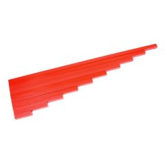 Barras rojas Premium madera de haya - Montessori