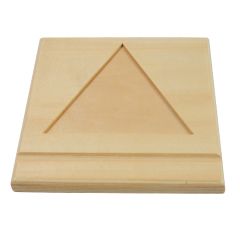 Base de madera para escalera de perlas - Montessori