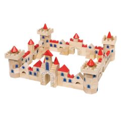 Bloques de construcción de madera castillo (145) - Goki