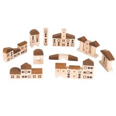 Bloques de construcción de madera ciudad (70) - Goki