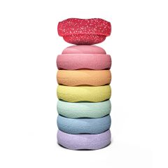 Bloques de movimiento Blush Special Original Mini Rainbow Pastel (7) - Stapelstein