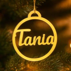 Bola para árbol de Navidad personalizada
