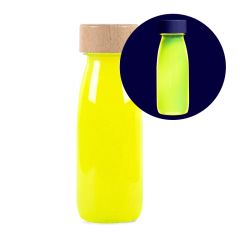 Botella sensorial flotante amarilla (brilla oscuridad) Float Bottle - Petit Boum