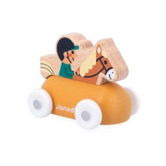 Jinete con caballo de madera Cross Roads - Janod