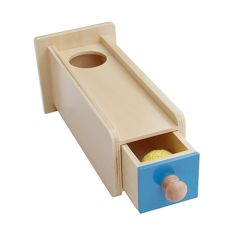 Caja de permanencia de madera con cajón largo - Montessori