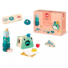 Caja regalo set de 4 juegos +12 meses - Janod