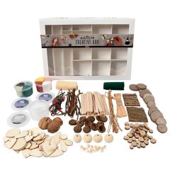 Caja de manualidades naturaleza: arcilla, madera, cuerda Creative Box - Creativ Company