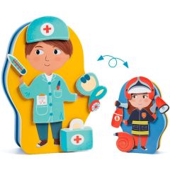 Caja metálica Inzebox Jobissimo profesiones - Djeco