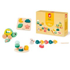 Caja regalo set de 4 juegos +18 meses - Janod