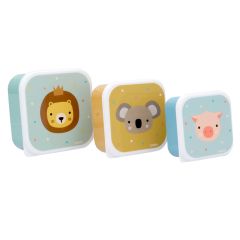 Cajas para almuerzo y snacks Animal Friends (3) - Tutete