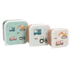 Cajas para almuerzo y snacks Camiones Trucks (3) - Tutete