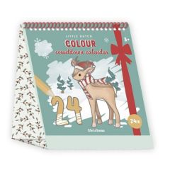 Calendario de Adviento para colorear - Little Dutch