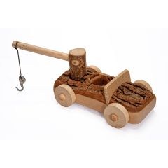 Camión con grúa de madera - Magic Wood