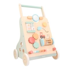 Carrito andador de madera con 8 actividades Seasons - Monnëka