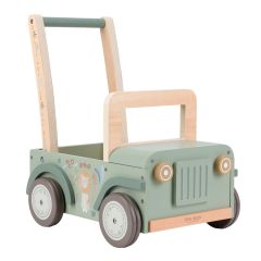 Carrito andador de madera todoterreno Safari Friends - Little Dutch