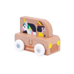 Carruaje para unicornios de madera Cross Roads - Janod