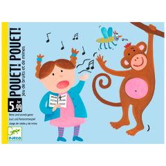 Juego de cartas de mímica Pouet! Pouet! - Djeco