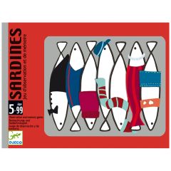Juego de cartas de memoria Sardinas - Djeco