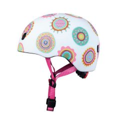 Casco flores con luces - Micro