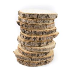 Círculos de madera 10 cm (10) - Deukaliptus